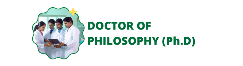 DOCTOR OF PHILOSOPHY (Ph.D)