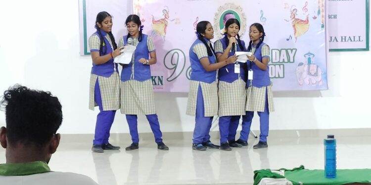 Celebrating the 98th Birthday of JKK Nattaraja Sir: Founder’s Day with a melodious Group Song Competition at JKK Nattaraja College of Pharmacy